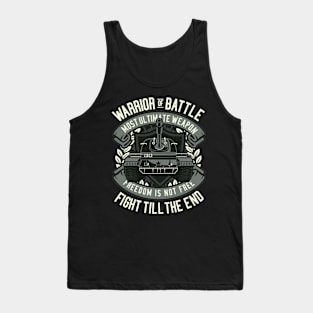 Warrior Of Battle, Vintage Retro Classic Tank Top